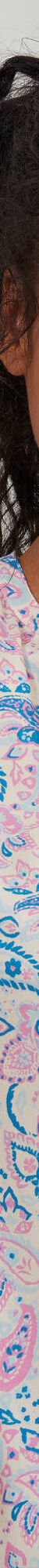 Nachthemd met 3/4-mouwen, kasjmierprint (ecru / roze) Nachthemd met 3/4-mouwen, kasjmierprint (ecru / roze)